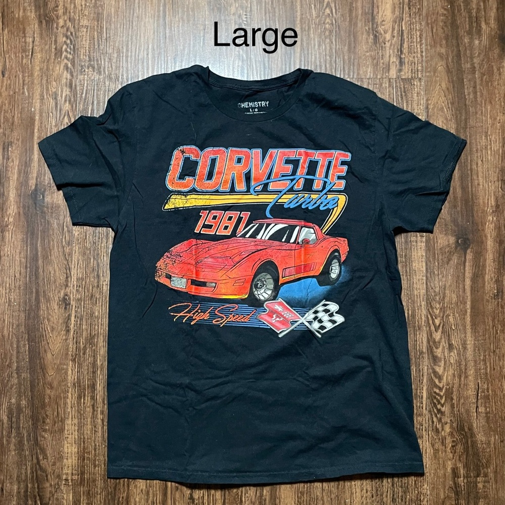 Chemistry Black Corvette Graphic T-Shirt